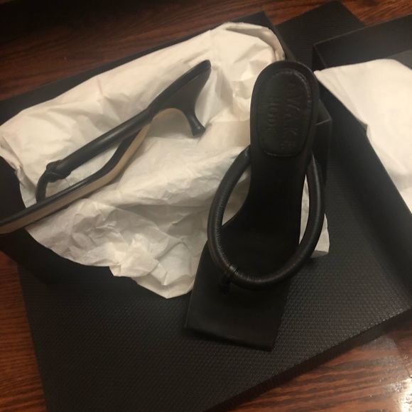 NWT A.W.A.K.E Mode leather sandals 6.5 7 - Picture 7 of 8